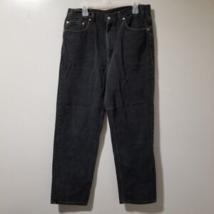 Levi's 550 Men's Jeans 36 x 32 Black Straight Leg